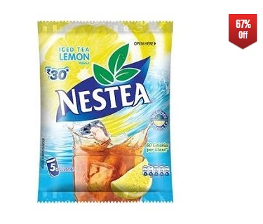 India Desire : Buy Nestea Iced Tea Lemon 75 Gm (Pack of 10) At Rs 9 Only From Shopclues